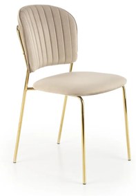 Scaun K499 velvet bej