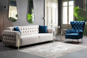 Set diesel sofa electric (canapea extensibila electric + canapea fixa + 1 fotoliu)