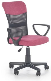 Scaun pentru copii Timmy, roz/negru