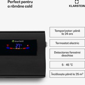 Blumfeldt Cosmic Beam Smart 30, încălzitor cu infraroșu, 3000 W, control prin aplicație, negru