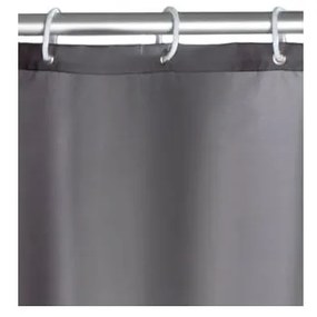 Perdea duș anti mucegai Wenko, 180 x 200 cm, gri