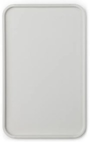Tocator pentru taiat si servit Brabantia Tasty+ 1003308, 40x25 cm, Antiderapant, Uсor de curатat, Gri deschis