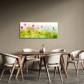 Tablou - Flori de luncă (120x50 cm)
