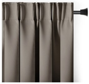 Draperie grej termoizolantă/dimout (semi-opacă) 140x245 cm Kierra – Restilo