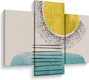 Tablou - pictură abstractă de plajă N⁰2 (90x60 cm)