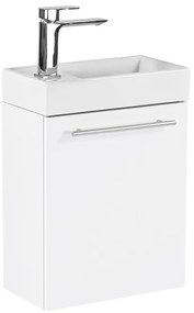 Mobilier de baie fantastic, cu lavoar, în alb