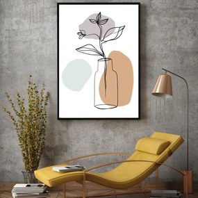 Poster - Vaza cu platnă (A4)