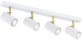Plafoniera cu 4 spoturi design minimalist LAGOS alba
