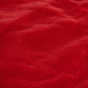 Covoras pentru bradul de Craciun RED VELVET 90 cm, rosu
