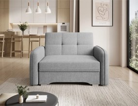 Canapea extensibila cu un loc, 102x109x84 cm, Laine 1, Eltap (Culoare: Bej deschis / Poco 7)