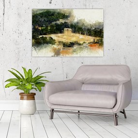 Tablou - Templul lui Zeus, Atena, Grecia (90x60 cm)