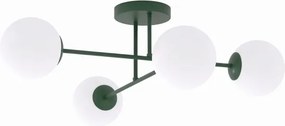 Lustră aplicată ROMA 4xE14/10W/230V verde