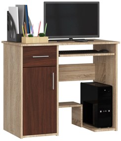 Masă PC Jaloms (Stejar sonoma + wenge). 1069701