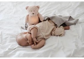 Pluș de îmbrățișat cu sunete și lumină Moonie ursuleț 2.0 organic polar