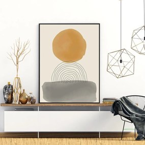 Poster - Abstracție pictată (A4)