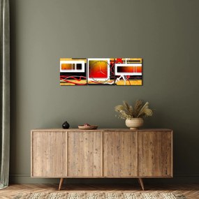 Tablou - Abstract (cu ceas) (90x30 cm)