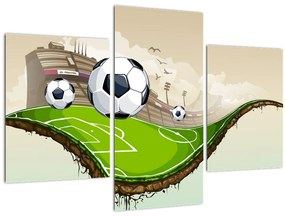 Tablou - Teren de fotbal (90x60 cm)