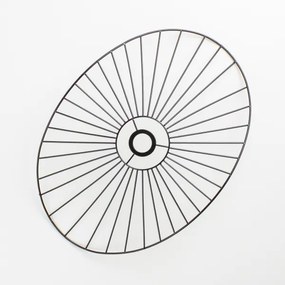 Brilagi - Lampă suspendată LED pe cablu CERIA WIRE 1xE27/40W/230V 40x56 cm negru