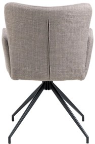 Set de scaune de sufragerie gri 2 buc. tapițat Laura – Actona