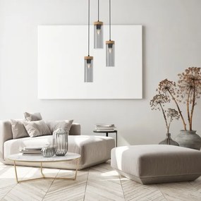 Lustră pe cablu ELICA 3xE27/60W/230V