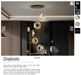 Lustra LED suspendata design modern Diabolo 5L