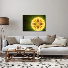 Tablou cu floare galbenă (70x50 cm)