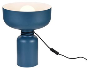 Lampă de masă ABEL 1xE27/11W/230V albastră Klausen 108034