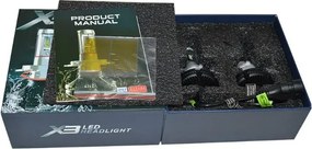 Becuri Led Auto H7 100W 12000LM 6500K 3000K 8000K