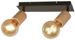 Plafoniera cu 2 spoturi design minimalist Spinny