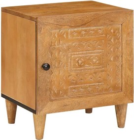 vidaXL Dulap de noapte Maro deschis 40 x 33 x 46 cm