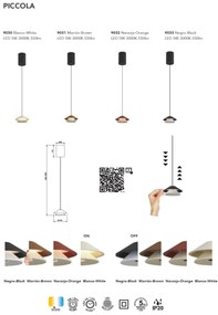 Pendul LED stil minimalist PICCOLA alb MA-9030