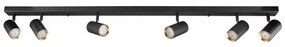 Spot NICEA 6xGU10/10W/230V negru