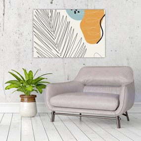 Tablou - Ilustrație de frunze (90x60 cm)