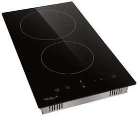 Plita incorporabila Tesla HV3201MB, 3300W, 9 trepte, Timer, Indicator caldura reziduala, Blocare copii, Negru