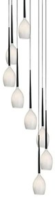 Lustra moderna Izza 8 white