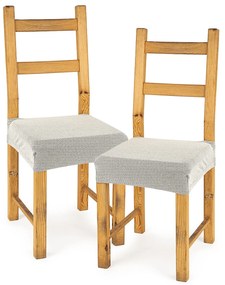 Husă elastică scaun 4Home Comfort cream, 40 - 50 cm, set 2 buc