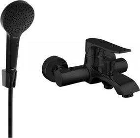 Mexen Pecos R05 baterie de baie cu set de duș, negru - 7273R05-70