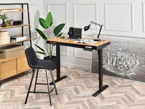 Masă PC Osto 120 (stejar negru + alb). 1109816
