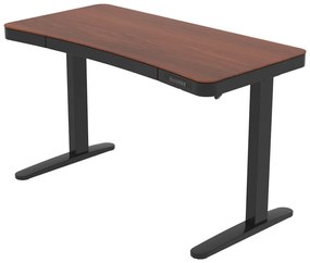 Birou HOORN cu reglare electrică a înălțimii, panou de control 120x60 cm negru nuc