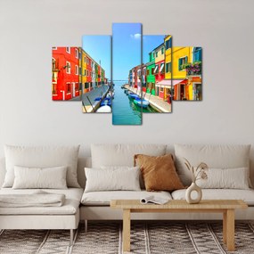 Tablou - Insula Burano, Veneția, Italia (150x105 cm)