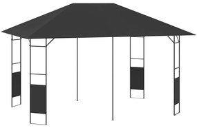 vidaXL Pavilion de grădină, antracit, 4 x 3 m, 160 g/m²