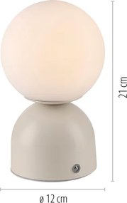 Lampă de birou LED RUDI, reglabilă, 1,2W/5V, gri - Schöner Wohnen 19218-39