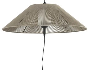 Lampa/Pendul portabil iluminat exterior decorativ SAIGON hole cap C70 gri/bej
