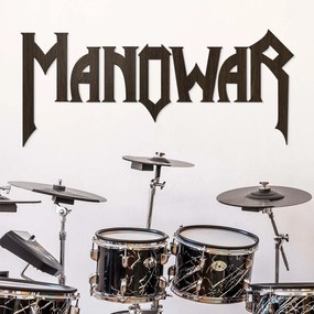 DUBLEZ | Tablou din lemn - Logo Manowar