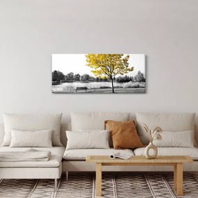 Tablou - relaxare în parc (120x50 cm)