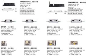 Sistem circular sina magnetica incastrabila Breda, React 150cm
