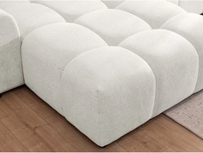 Colțar alb (cu colț pe partea stângă/cu șezlong) Albane – Ropez