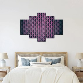 Tabloul textura în mov (150x105 cm)