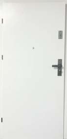 Usa de intrare in apartament PORTA AGAT Alb, ST, Toc de colt cu pervaz metalic inversat, 911 x 2071 mm