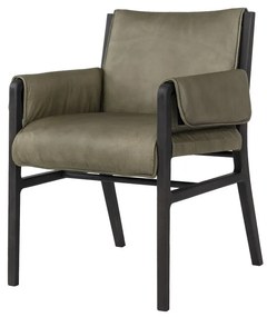 Scaun tip fotoliu de citit din piele ✔ model CELIO